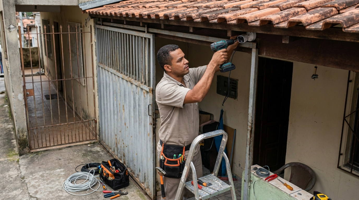 Instalação de Câmera Residencial em João Pessoa‑PB